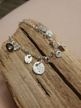 Load image into Gallery viewer, Bracelet- unique molten charm bracelet
