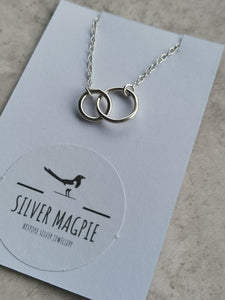 Necklace - Small Eternity Polished Circles