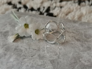 Ring - Circular Textured Bubble Ring
