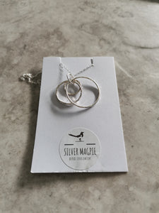 Necklace - Tripple Large Hollow Circles