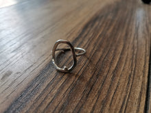 Load image into Gallery viewer, Ring - Freeform Hammered Ring with a molten ball
