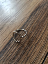 Load image into Gallery viewer, Ring - Freeform Hammered Ring with a molten ball
