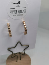 Load image into Gallery viewer, Earrings - Rose Gold Half Hoop Studs
