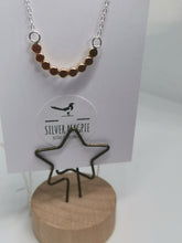 Load image into Gallery viewer, Necklace - Rose Gold Semi Circle Domed Necklace
