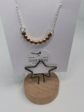 Load image into Gallery viewer, Necklace - Rose Gold Semi Circle Domed Necklace
