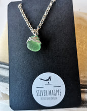 Load image into Gallery viewer, Beach Glass - Green Anklet
