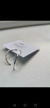 Load image into Gallery viewer, Earrings - Hammered Pull Through Half Hoops
