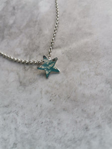 Anklet - Hammered Silver Star