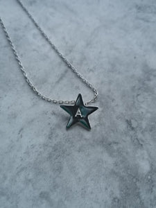 Necklace - Personalised Initialed Star Necklace