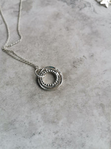 Necklace - Triple Hollow Circles
