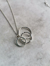 Load image into Gallery viewer, Necklace - Triple Hollow Circles
